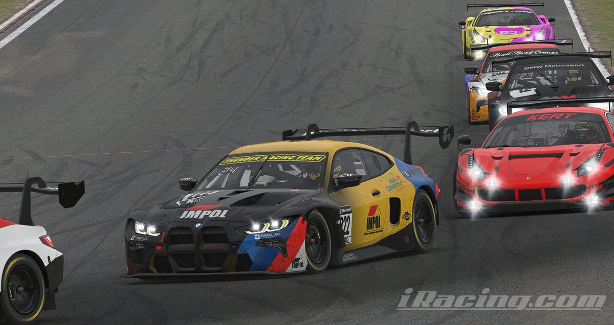 Seguimos en Spa.
Un netcode nos ha condenado con mas de 4 minutos de reparaciones, para pasar del 5 al 22 de la general.
No queda otra que seguir, queda mucha carrera... 
Sigue nuestro directo twitch.tv/thunderracingl…

<a href="/Andresdiazdia19/">Andres diaz diaz</a> en pista!
<a href="/iRacing_es/">iRacing.es</a>