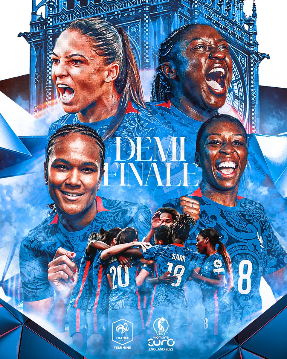 mika_svr's tweet photo. On est en demi-finale !!! Match très serré mais qualification mérite de la pars de nos française !! 😍🇨🇵
#France #Bleues #FRA #FRACAM #FRANED https://t.co/2lTdmYzQYT