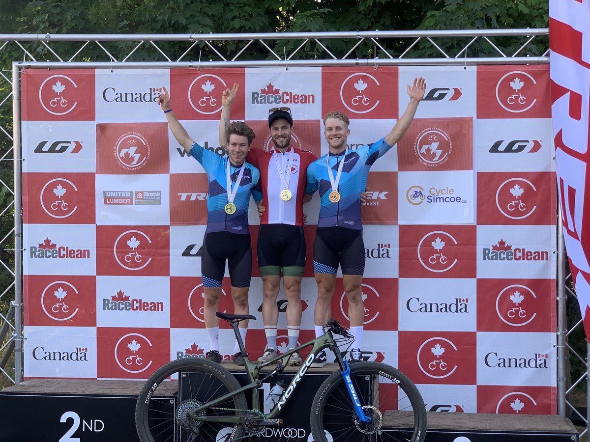 DiseraRacing's tweet image. Your 2022 Elite Men's 
XCO Canadian National Champion!
. @Petey__D Disera 
. @QuintonDisera takes 3rd