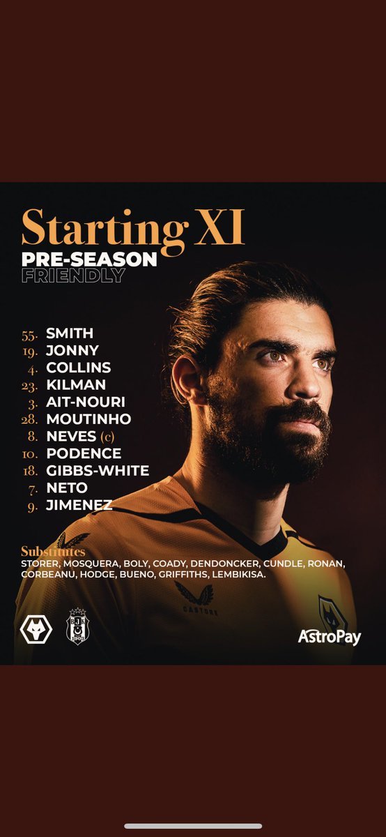 DBGKSchools's tweet photo. When that 8 year old you coached starts for wolves v Besiktas and keeps a clean sheet ! Wow ! So proud #JacksonSmith https://t.co/uKE1wC5HMY