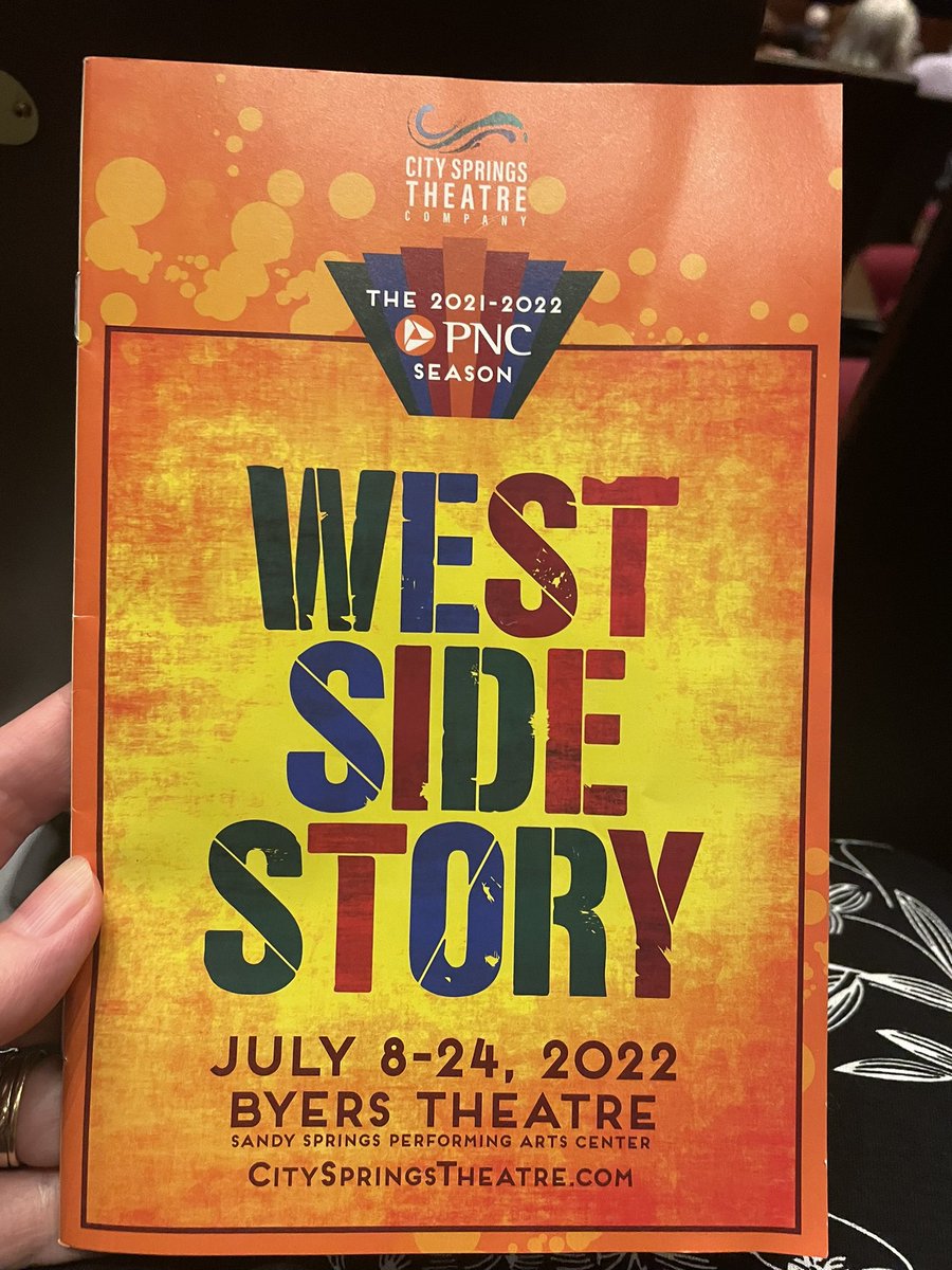 belindalcg's tweet photo. Wonderful performance of West Side Story @CSpringsTheatre today. Only cried a little. So glad this venue is here, close and easy to access. Excited for the next season! https://t.co/kKixkhmyNO