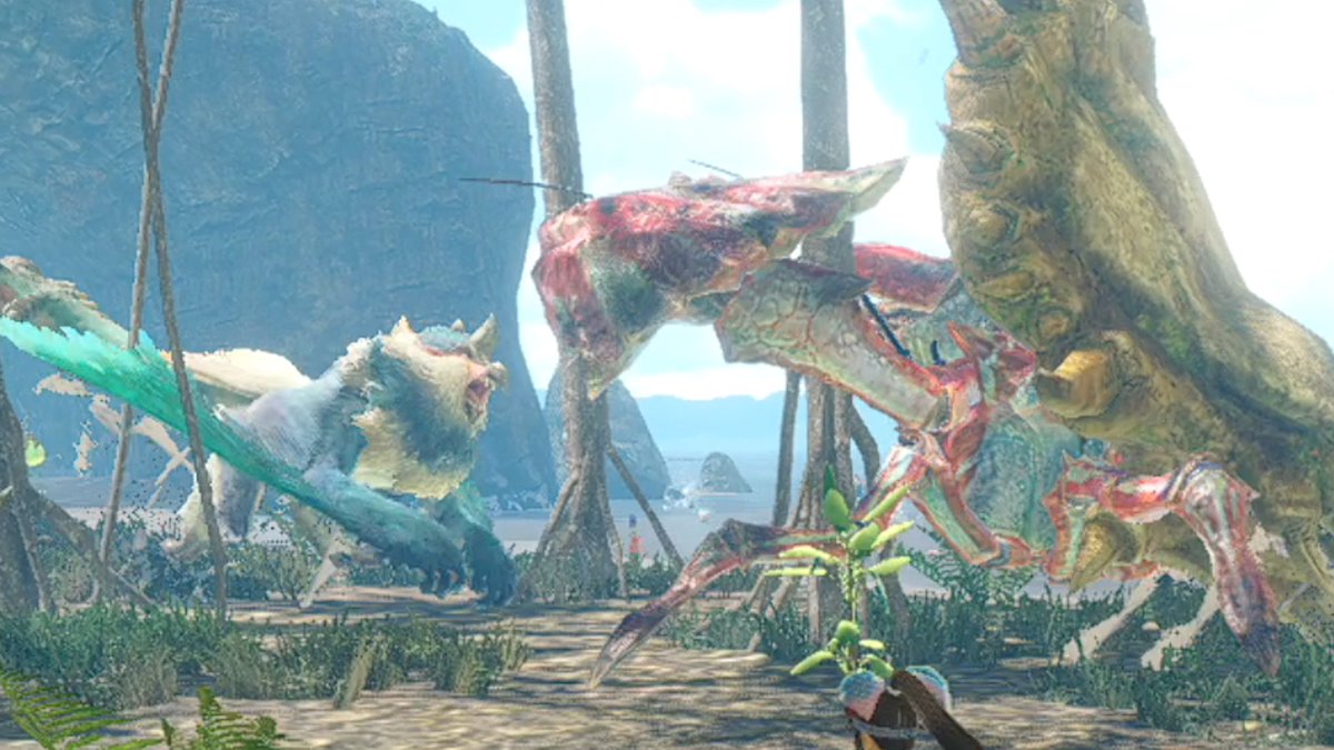 モンハンの猿と蟹で「さるかに合戦」するとどちらが強いのか？検証して