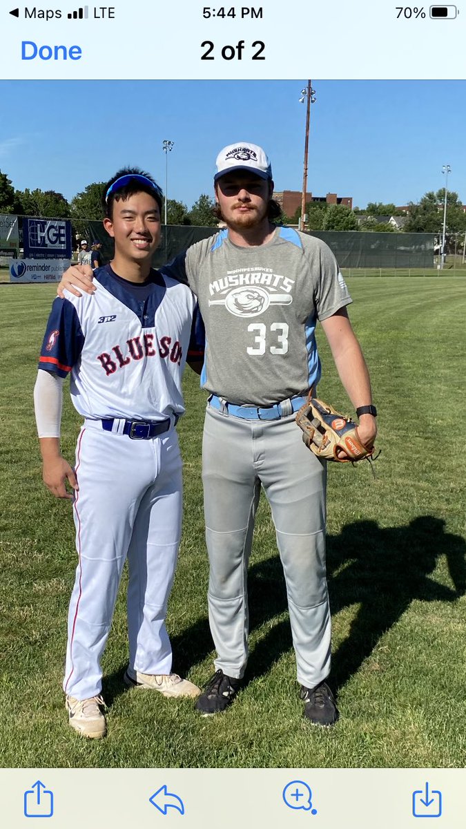 ⚾️Two TANNERS meeting up on the diamond - both grinders++!