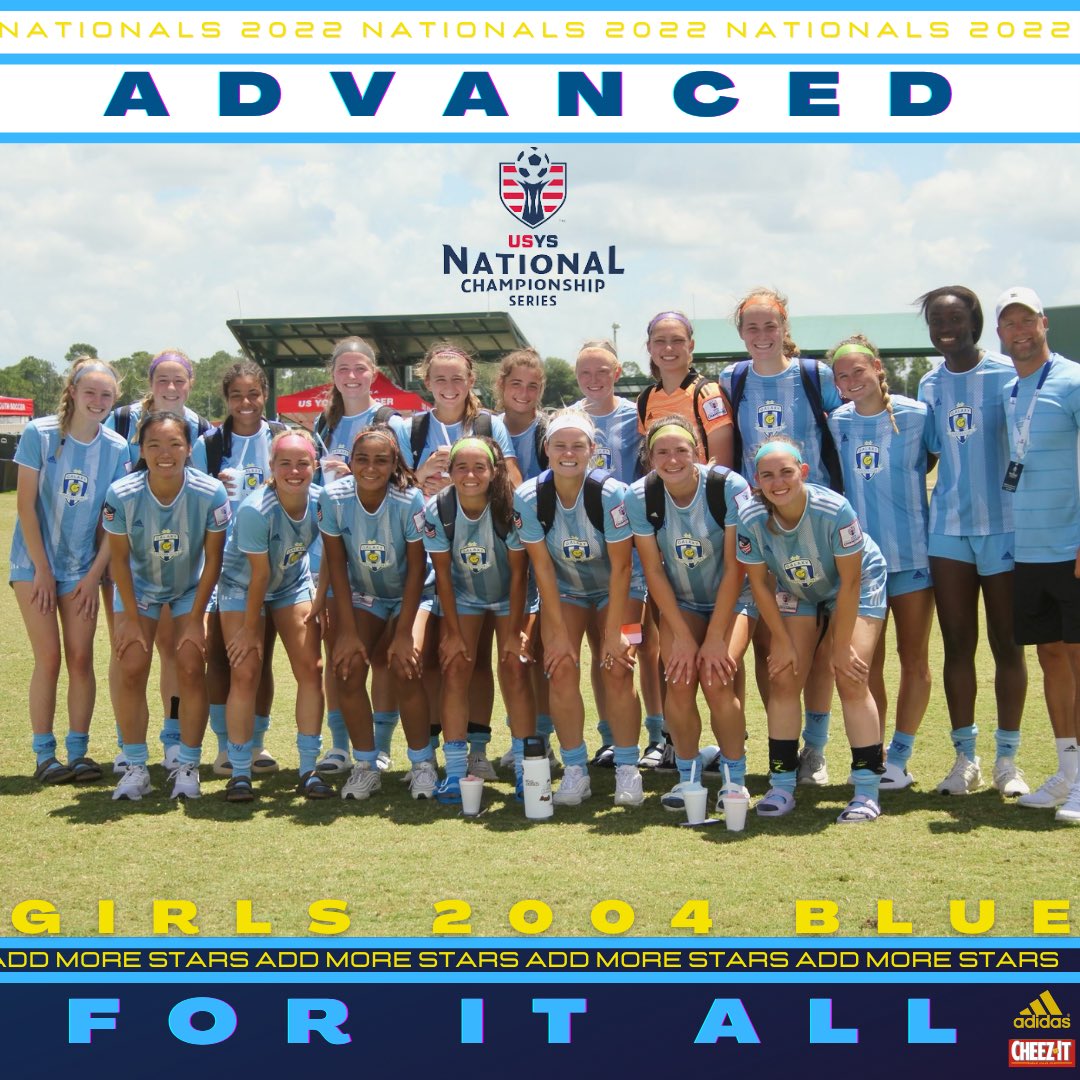 Congratulations to the Galaxy Girls 2004 Blue and Coach Joe Taylor‼️ The girls team has advanced to the USYS National Championship Final tomorrow with a shutout 3-0 victory over St. Louis Development Academy in the semi-final.  Well done ladies. 👏🏻

#addmorestars #foritall🏆