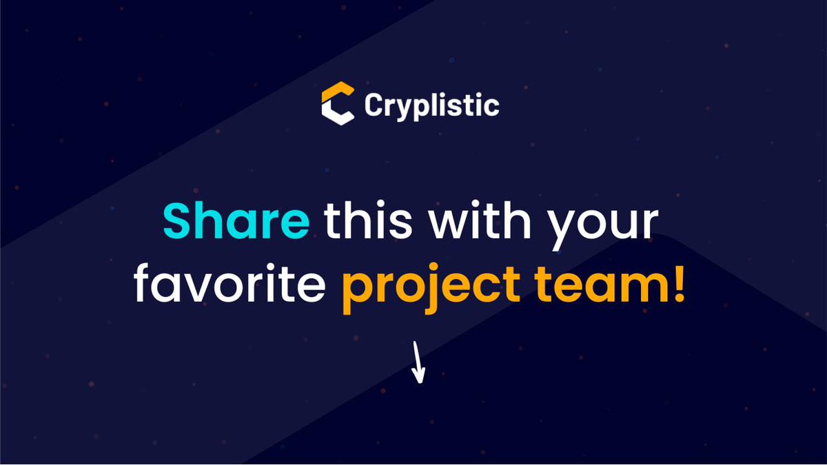 cryptotrader85's tweet image. #Cryplistic offer a range of marketing services that can help get your #crypto project more exposure.

Check out the reviews over on their Twitter @Cryplistic444 

Do you know a project that needs marketing?

Let them know about #Cryplistic ‼️

🌐 cryplisticmarketing.com