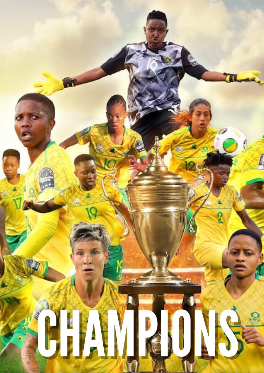 HISTORY!!! 
SOUTH AFRICA 2022 CHAMPIONS!
🇿🇦🇿🇦🇿🇦🇿🇦🇿🇦🇿🇦🇿🇦🇿🇦🇿🇦🇿🇦
Well done Banyana 🙏🏽🙏🏽🙏🏽 <a href="/Banyana_Banyana/">Sasol Banyana Banyana</a>

 you are everything and more❤️❤️❤️
#BanyanaBanyana 
#banyana 
#WAFCON2022 
#TotalEnergiesWAFCON2022 
Awaiting Danny to pay up that R9.2 million in bonuses. Well Deserved!
