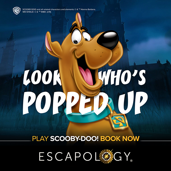 Play Scooby-Doo and the Spooky Castle Adventure at Escapology.
Can you save the town from monsters and ghosts?

#ScoobyDoo / Book Now: escapology.com/en/myrtle-beac…
