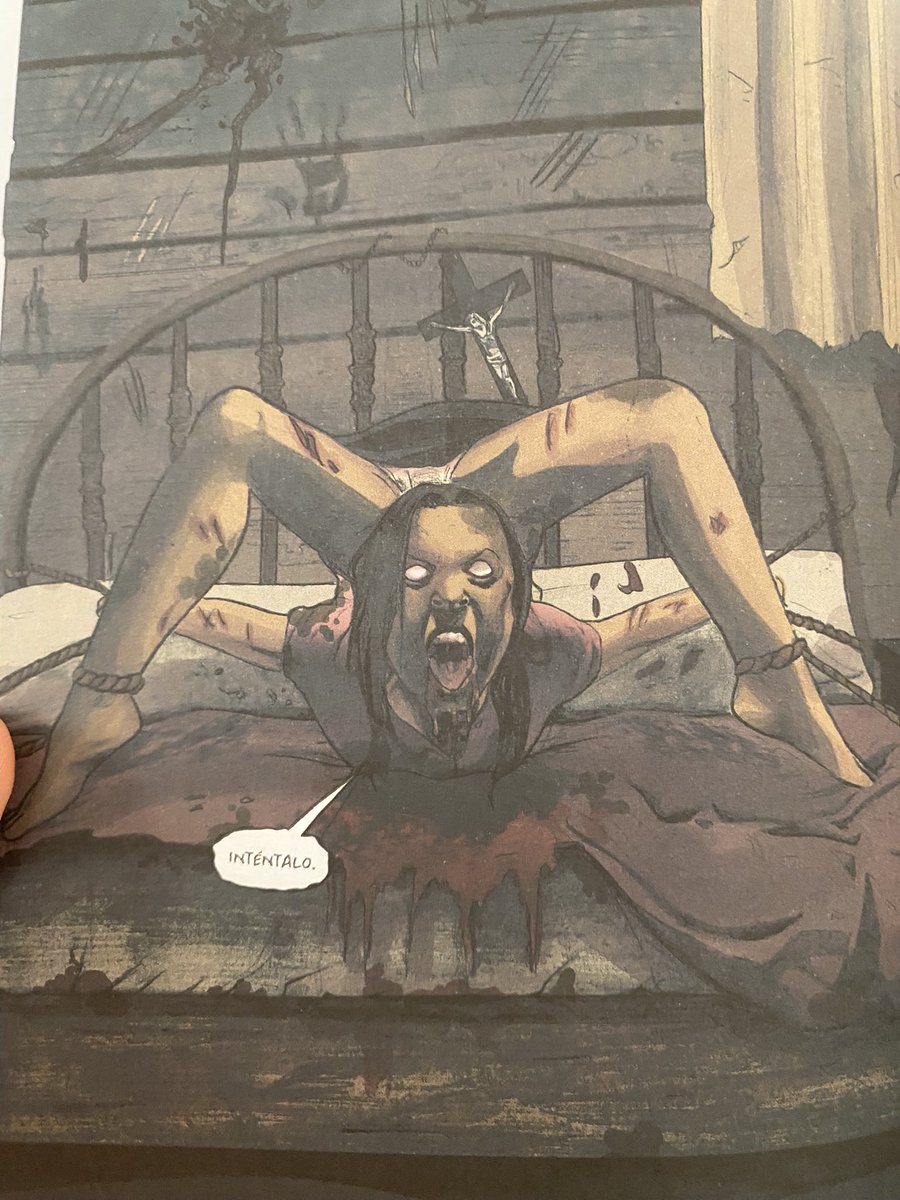 SrLallana's tweet photo. Hoy leí esto de una sentada me encanto.
Muy recomendable si os gusta El Exorcista, Líbranos del Mal o 30 Monedas.
#RomanRitual #Comic #novelagrafica @ComicsKarras https://t.co/SAzGYpukrV