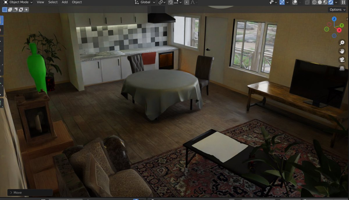 Pathious1's tweet photo. Wow look at this amazing set! This is the house for one of our main characters Erica that you will be able to see in the prequel episode and episode two.
Thanks to our amazing set designer Avania!
#Blender3d #3d #animation https://t.co/Gh6L8cxDNM
