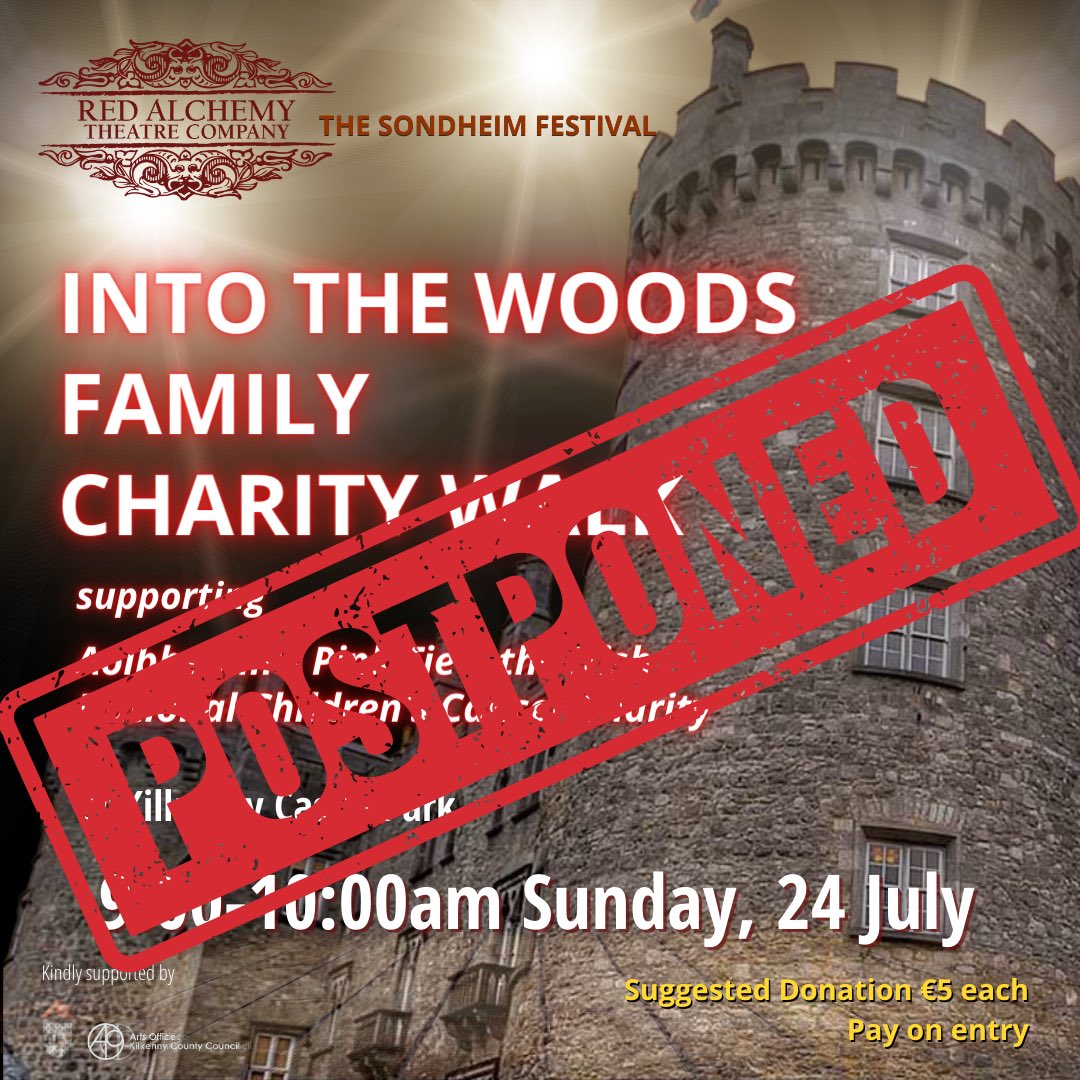 Please note Into The Woods Family Charity Walk has unfortunately been postponed due to circumstances beyond our control.

#thesondheimfestival