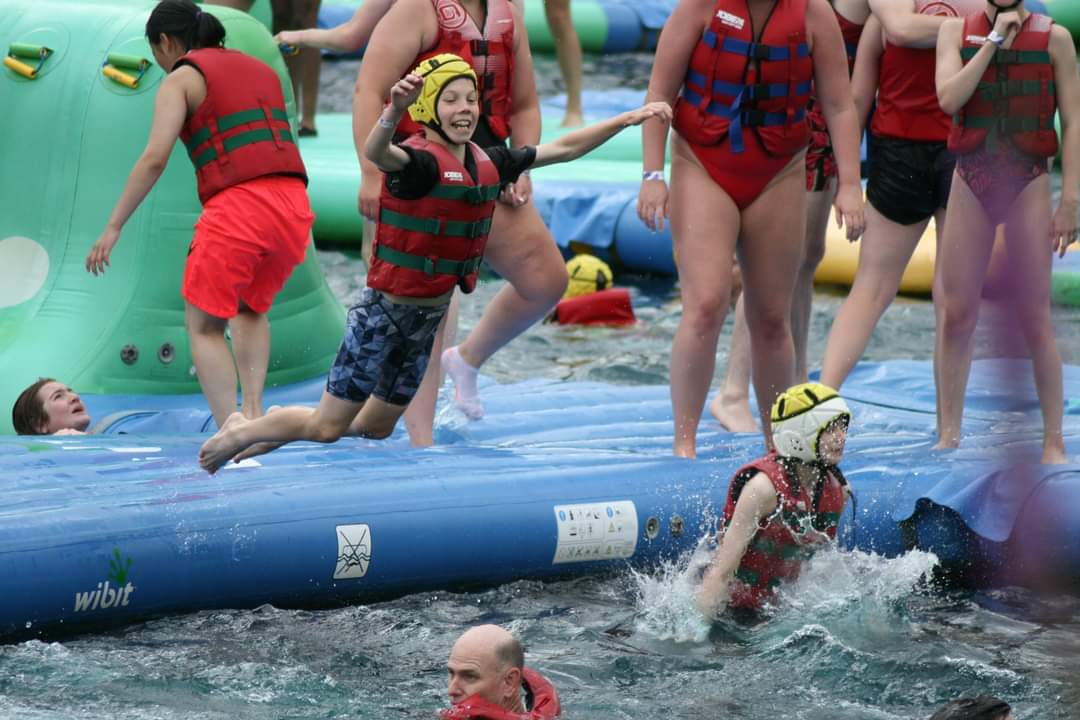 FSC does Liquid Leisure. What a way to celebrate the end of an amazing swim season! Over 60 swimmers, parents and coaches going thoroughly crazy on the inflatables!