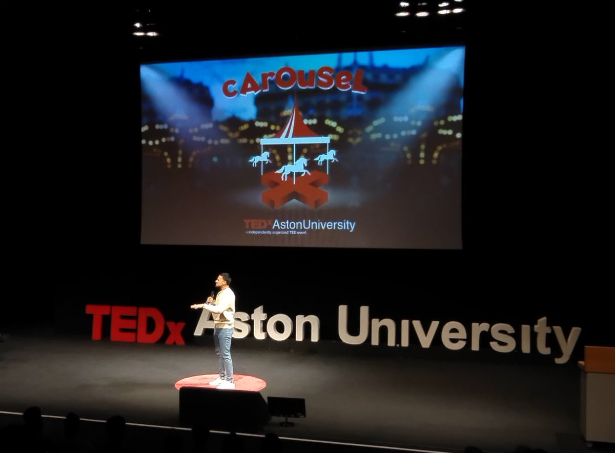Mo__Rasul's tweet photo. One of the highlights of today's TEDxAstonUniversity Carousel event was listening to the poetry of @bigwuzzamilly - made me proud to be a Brummie. 

@TEDxAstonUni #Carousel https://t.co/b4lRQtXDGT