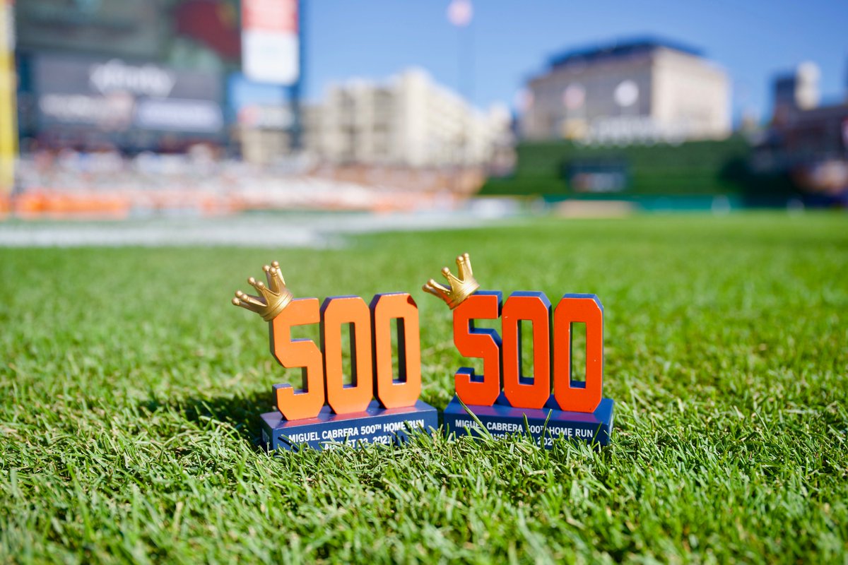 tigers's tweet image. RETWEET for your chance to win a @MiguelCabrera 500th home run figurine!