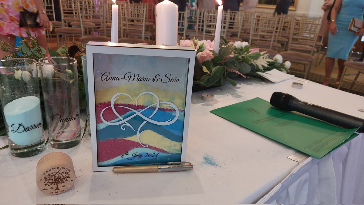 Gabriellecerem1's tweet photo. A beautiful Ceremony enhancement at a #wedding or #babynaming is the #SandCeremony great for including a number of people. Blended families, grandparents,fairy God parents and siblings. 
#revgabrielle #uniqueceremonies https://t.co/bUUB9tWytG