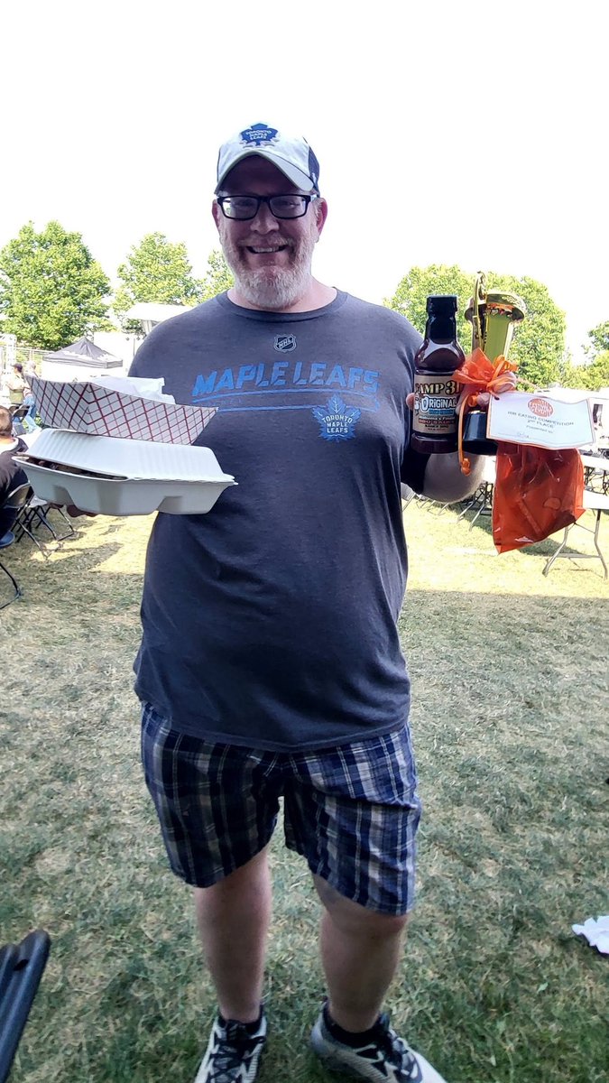 77kingofthereds's tweet photo. The 2nd Place Winner At @myRichmondHill Ribfest!!!! This "Old Guy" Still Can Pack The Food Away!! Thx @Camp31BBQ For Being My Supporter Ribber! I Could Make An Argument That My Ribs Were Completely Clean And Nothing Left On The Bone Also😉 #RibFest2022 https://t.co/ltCVhEg1Ys