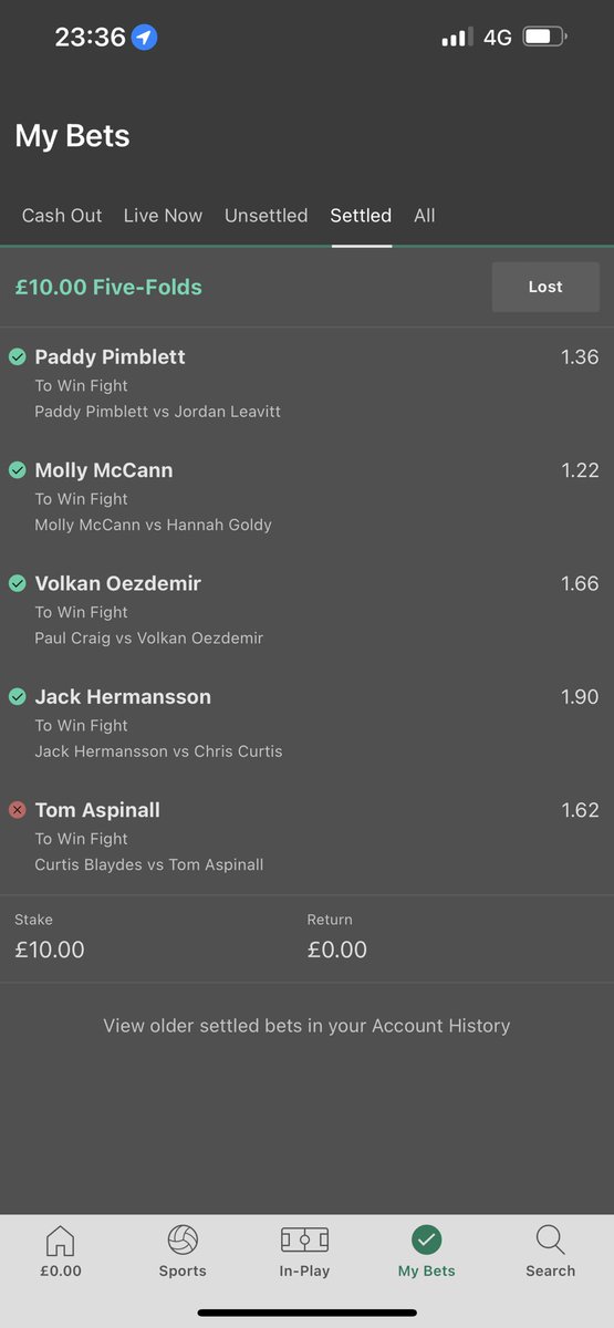 Surely void bet