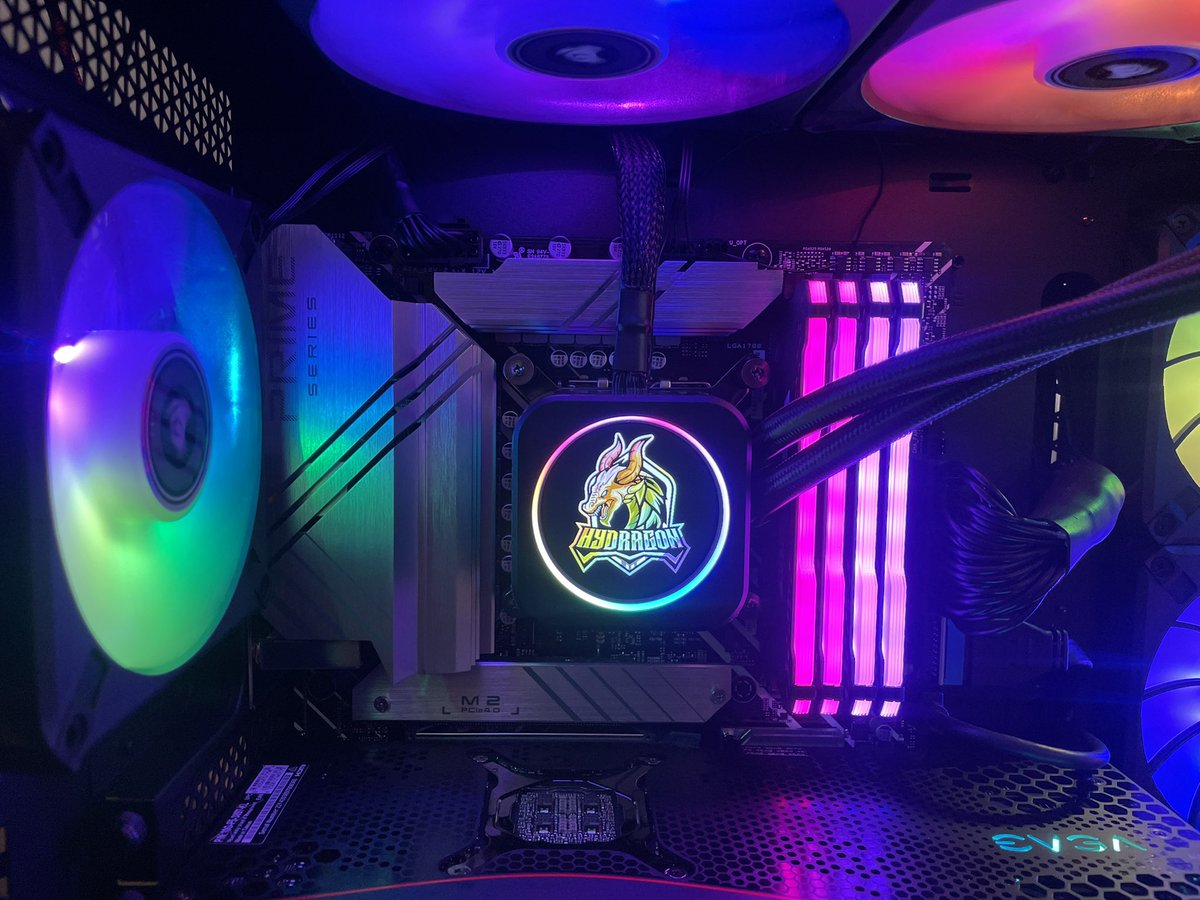 HydragonTTV's tweet photo. Look at this beauty! Got my new PC built and spent about $3k for everything I wanted. First picture has my previous setup (left) and my new beast PC (right), as well as having my logo!
I’m ready for some more competitive gaming, tournaments, and streaming! Let’s gooooooo!!! https://t.co/0sTpzFLkIg