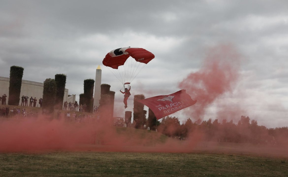 TheParachuteReg's tweet photo. Commemorating the fallen of @TheParachuteReg.  80 years of operational service &amp; sacrifice.
#UtrinqueParatus
#RedOn
@PRA_Airborne 
@supportourparas https://t.co/F9ssWcaCSh