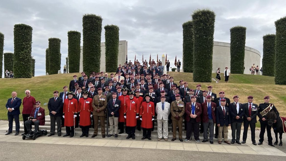 TheParachuteReg's tweet photo. Commemorating the fallen of @TheParachuteReg.  80 years of operational service &amp; sacrifice.
#UtrinqueParatus
#RedOn
@PRA_Airborne 
@supportourparas https://t.co/F9ssWcaCSh