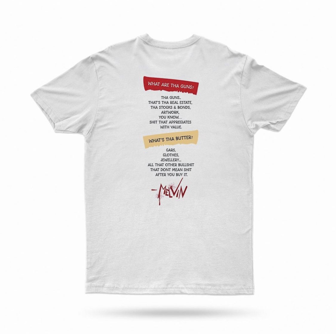 TheAhpparelType's tweet photo. We go the distance… Anything worth doing is worth over-doing. 💯🤙🏾
.
.
.
GUNS n BUTTER 
Graphic Tee https://t.co/1WtrOZlv3m