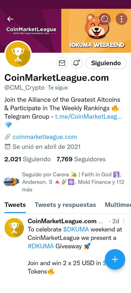 Rafuch0x0's tweet photo. @CML_Crypto @creedfinance1 Congratulations @creedfinance1 for the listing 🥳 and @CML_Crypto for receiving this great project 💪💎 let's go for more 🔥✅

👥Come on friends:
@carmen_501878
@MomWin22
@karyv99

#CreedOne #CR1 https://t.co/OcqKLtLjpn