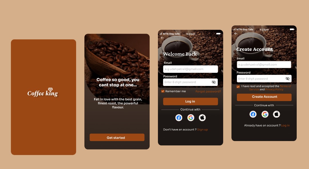 Petra_UX's tweet photo. Week 1 of #9weeksofdesignchallenge courtesy @beomafav  I designed an app Slash , Sign up and log in screens. I had the help of @cosmas_ndubuisi to guide me through the process and magic was created 😍
 like and give ya comments biko! 

#design #nocode #techtwitter #figma #UI https://t.co/5h7fJfFhnN