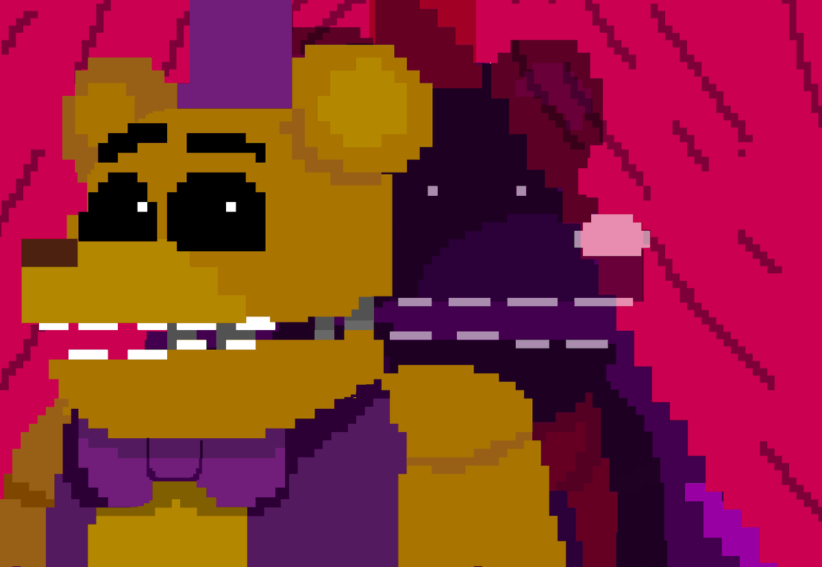 Pixilart - shadow freddy by glitch-bear