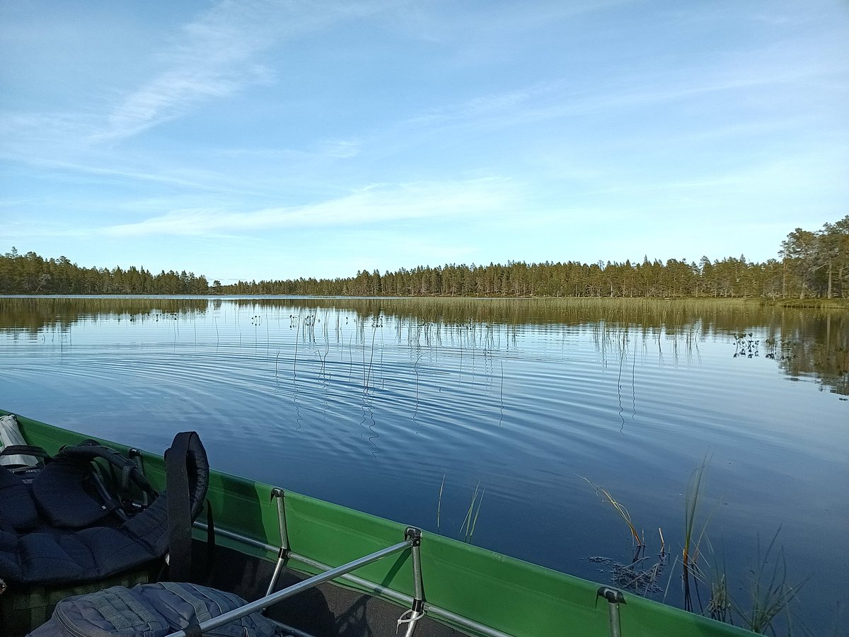 PaaTur's tweet image. @PaaTur  #PåVeiHjem over #Rogen Fantastiske padle vær som avslutning på turen i dag.