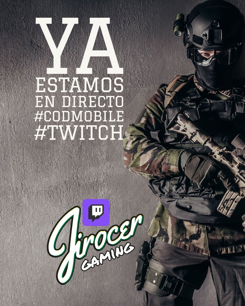 jirocergaming's tweet photo. I'm back!!!! 
#codmobile #twitch #twitchtv #streamer #streaming 
https://t.co/GUYGVnhEK4 https://t.co/2N29qpakZN