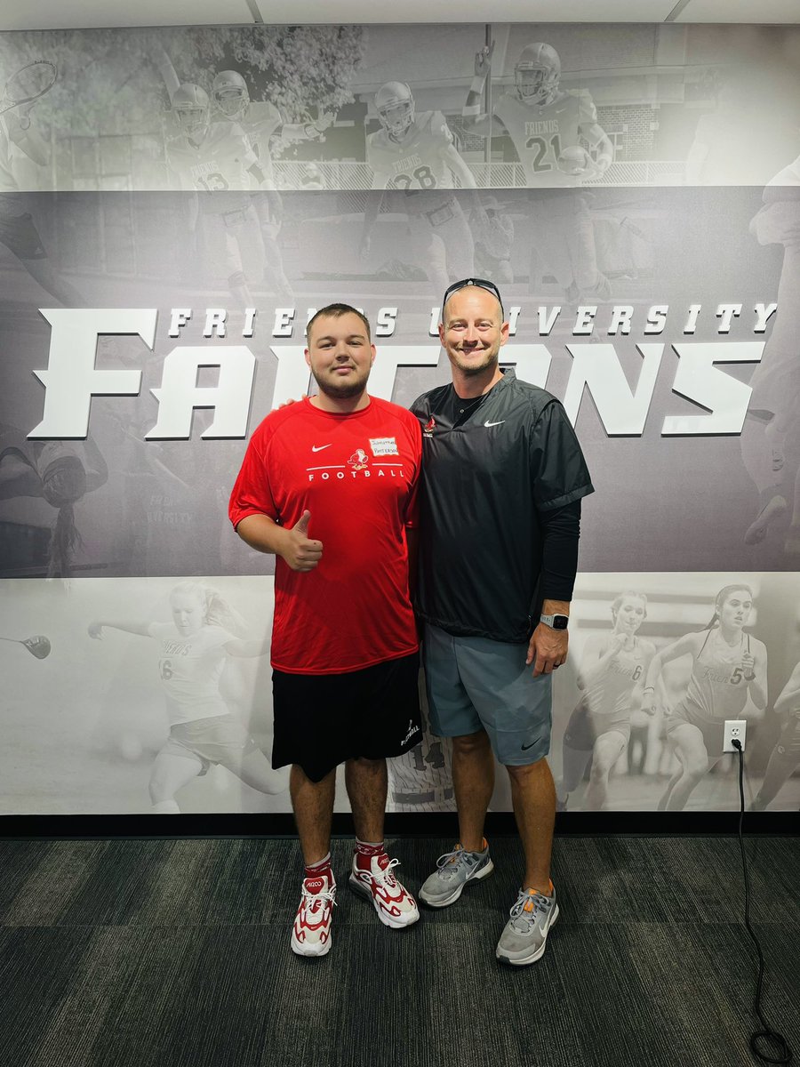 Enjoying our time at Friends University. Beautiful campus and atmosphere.