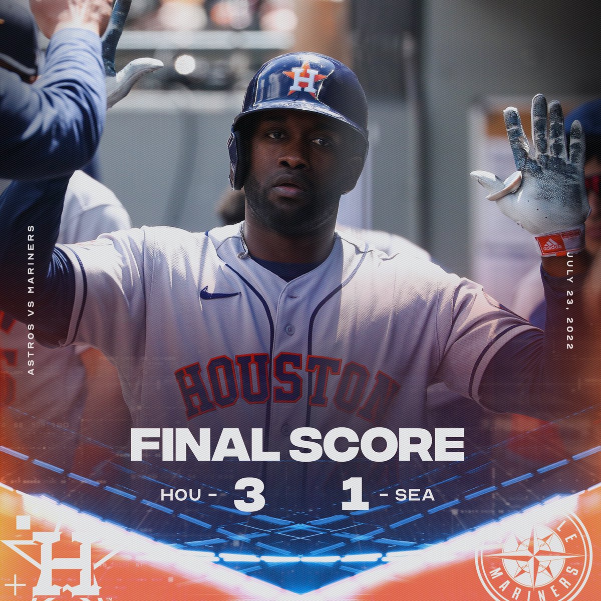 astros's tweet photo. Listen. That's a series win. https://t.co/jyFEXKZa64