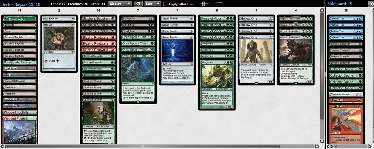 r_luna11's tweet photo. Lost the finals vintage challenge with Holgaak deck of @francovaca.. great result! 😃  @PoisonMTG  @fireshoes https://t.co/iS1R7YuVzd
