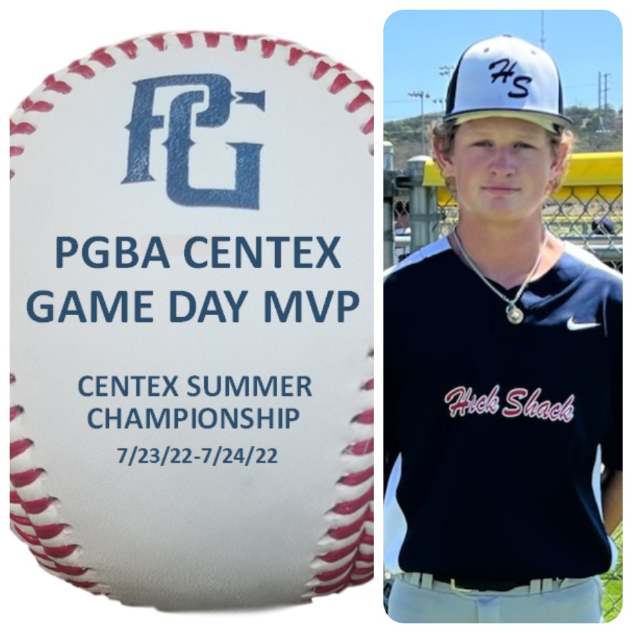 PGBA centex Summer Championship GAME DAY MVP

San Antonio Hack Shack 
Dawson Byars # 20
Calallen HS
Grad Year: 2023
@dawsonbyars11 <a href="/HackshackB/">HackShack baseball</a> 
<a href="/Texas_PG/">Perfect Game Texas</a> <a href="/PerfectGameUSA/">Perfect Game USA</a>