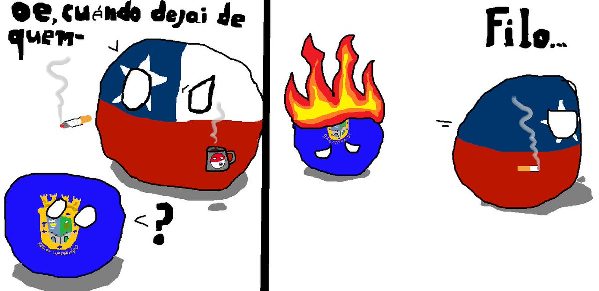 Chilepelota's tweet photo. #chileball #countryballs
Cuando te dejai de quemar región culiá
Tumblr: https://t.co/SLttuLzgLk https://t.co/2PNrzzuQAt
