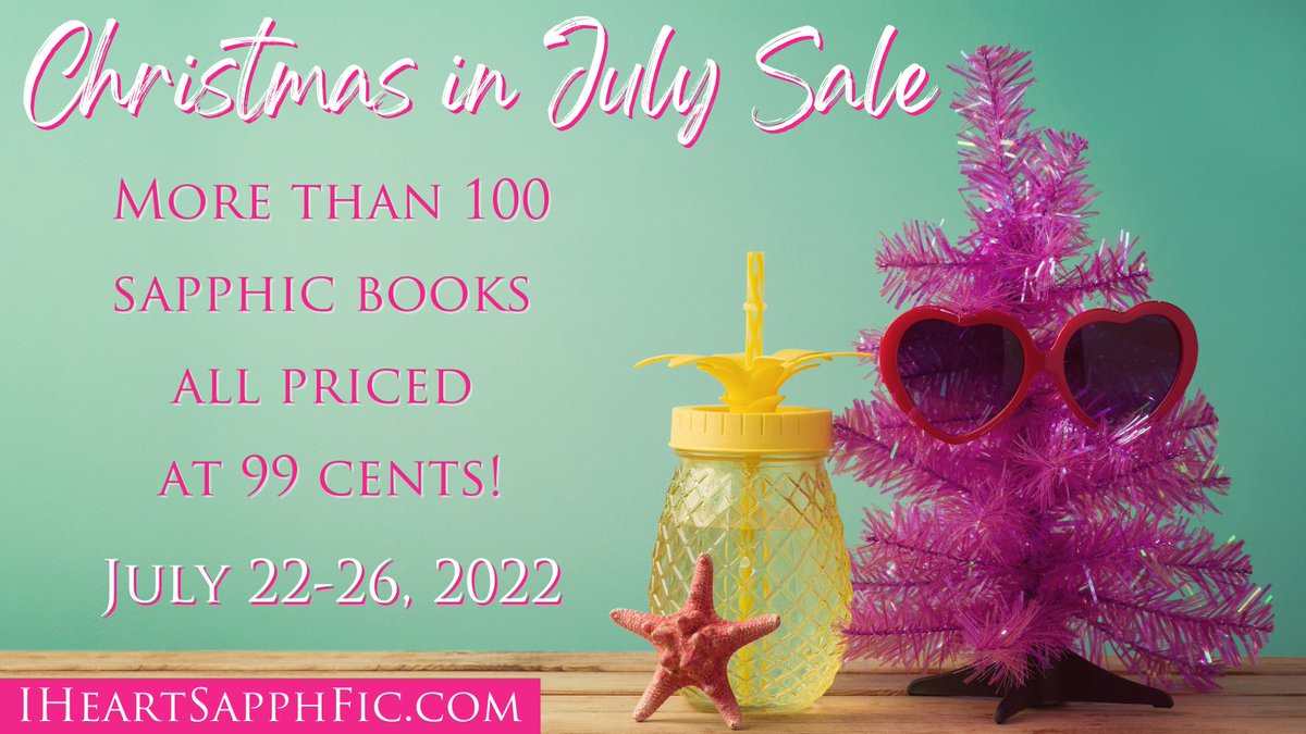 I Heart SapphFic (@iheartlesfic) on Twitter photo Itโs Christmas in July!
From now until July 26 check out over 100 sapphic ebooks on sale for just 99 cents.
Featured authors include <a href="/JohanaGavez/">Johana Gavez ๐จ๐ด๐๏ธ</a> @arizonatape <a href="/Q__Kelly/">Q. Kelly</a>
Find all the details on our website
iheartlesfic.com/christmas-in-jโฆ
#IHeartSapphFic #ChristmasInJuly #Sapphic Itโs Christmas in July!
From now until July 26 check out over 100 sapphic ebooks on sale for just 99 cents.
Featured authors include <a href="/JohanaGavez/">Johana Gavez ๐จ๐ด๐๏ธ</a> @arizonatape <a href="/Q__Kelly/">Q. Kelly</a>
Find all the details on our website
iheartlesfic.com/christmas-in-jโฆ
#IHeartSapphFic #ChristmasInJuly #Sapphic