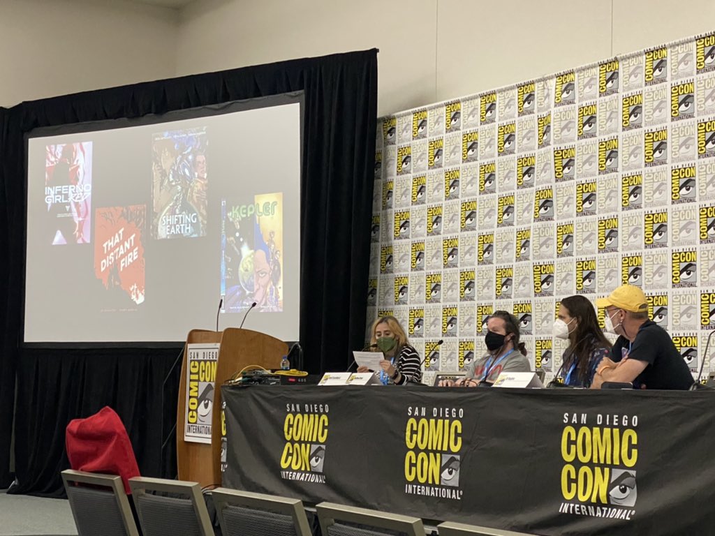 More from #SDCC! Climate in Crisis: Comics to Seed Hope. With @misscecil @phillipsevy @MathewGroom and JR Hughto #dhsdcc22