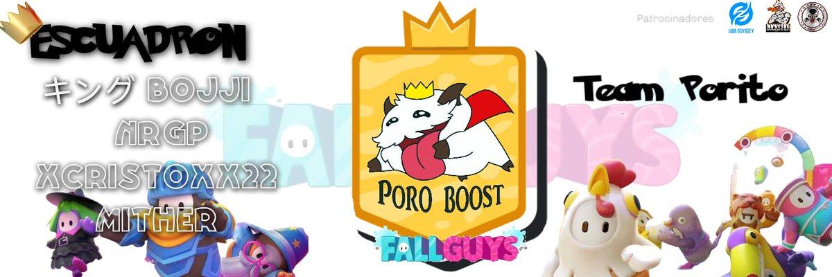 Bienvenidos 
Presentamos a los utlimos equipos inscritos al torneo de #FallGuys en la modalidad escuadrón donde solo un escuadrón podrá coronarse 

13- Team TH 
14- Team Porito
15- EMBHER

Patrocinadores Oficiales
<a href="/DuckTierGaming/">Ducks Tier Gaming</a> 
<a href="/vEMBHER/">Vem Bher</a>
