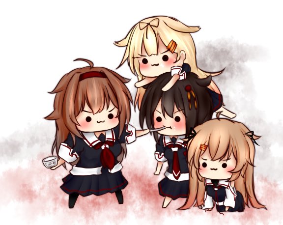 夕立はお姉ちゃん達と一緒でしか描いて無いけどデフォルメなら結構描いてるんよなぁ
この辺はめっちゃお気に入り 