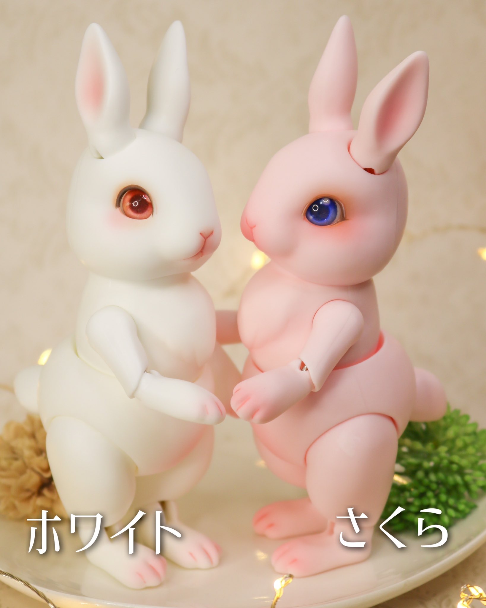 定番入荷 cocoriang tobi 球体関節人形 ドール 黒 ブラック うさぎ