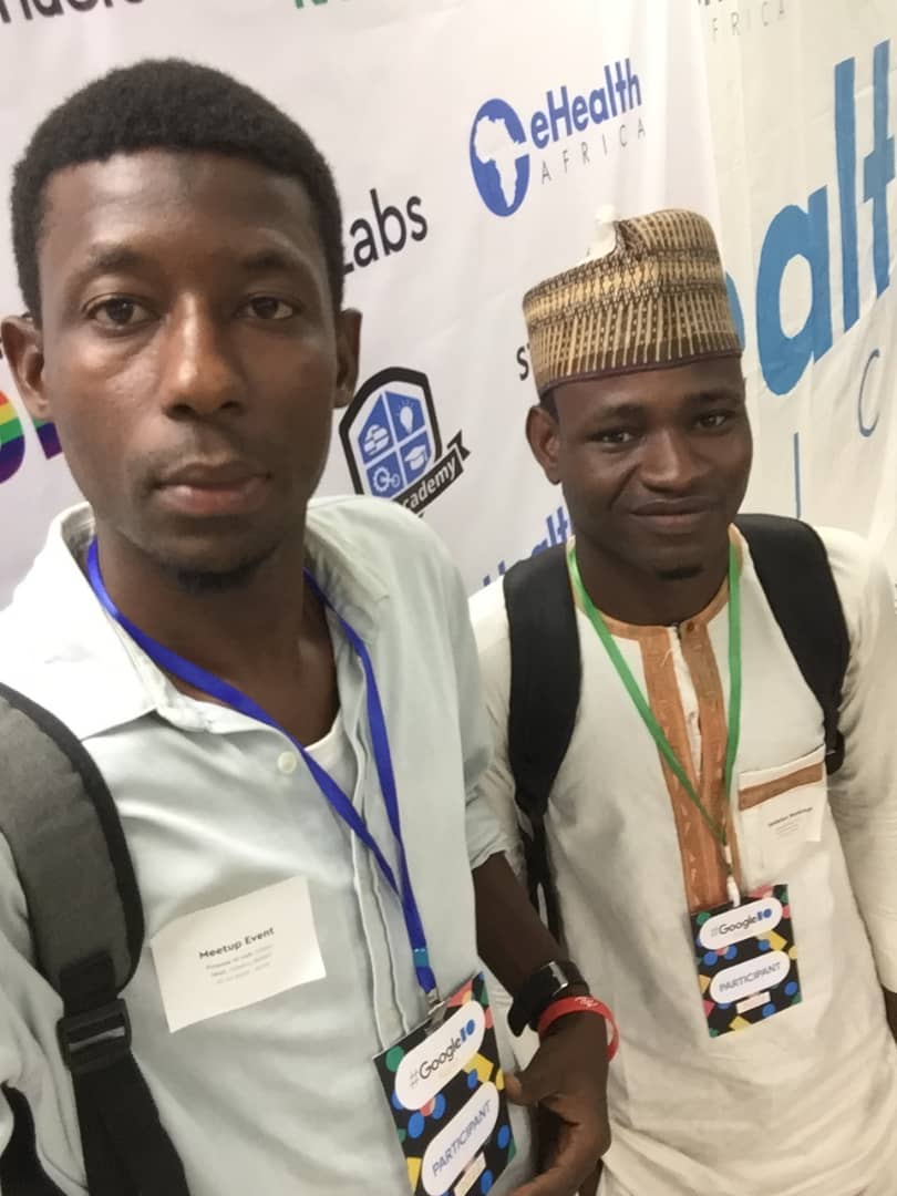 realAbdulRufai's tweet photo. Made a new friend @NorthMan005  
 
#io22 #googleio #ioextended2022Kano
Google I/O Extended 2022 Kano https://t.co/ZHrn652Uya