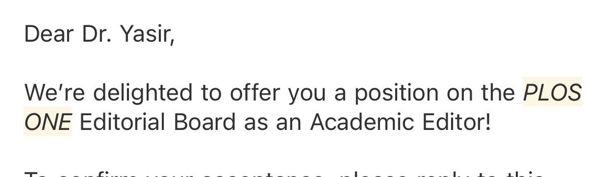 Got offer to join PLOS ONE as an academic editor . Wonderful oppunity to interact and grow with scientific community . #Acedemic #editor #PLOS ONE