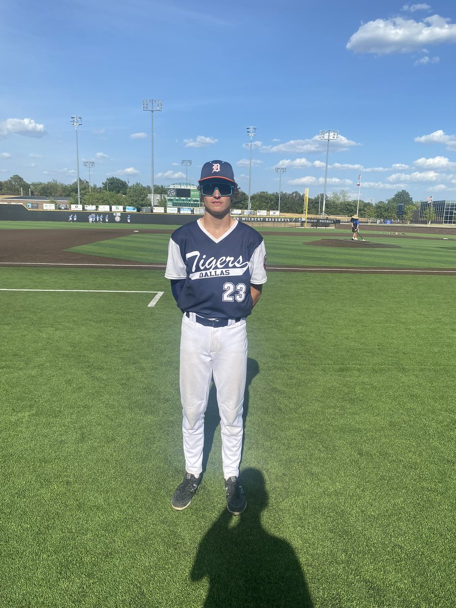FiveToolTexas's tweet photo. #FiveToolWS F: @DTigerBaseball Ethridge 9, TSP Walkdown 17U 0
PoG: @landryp_23 6 IP, 14K, H, 0R
Hitter: @crites2023 2-2, HR, RBI, 2R, BB
Notable: Grant Guidry 2-3, 2B, 3 RBI, R https://t.co/9rPQpKS5bt