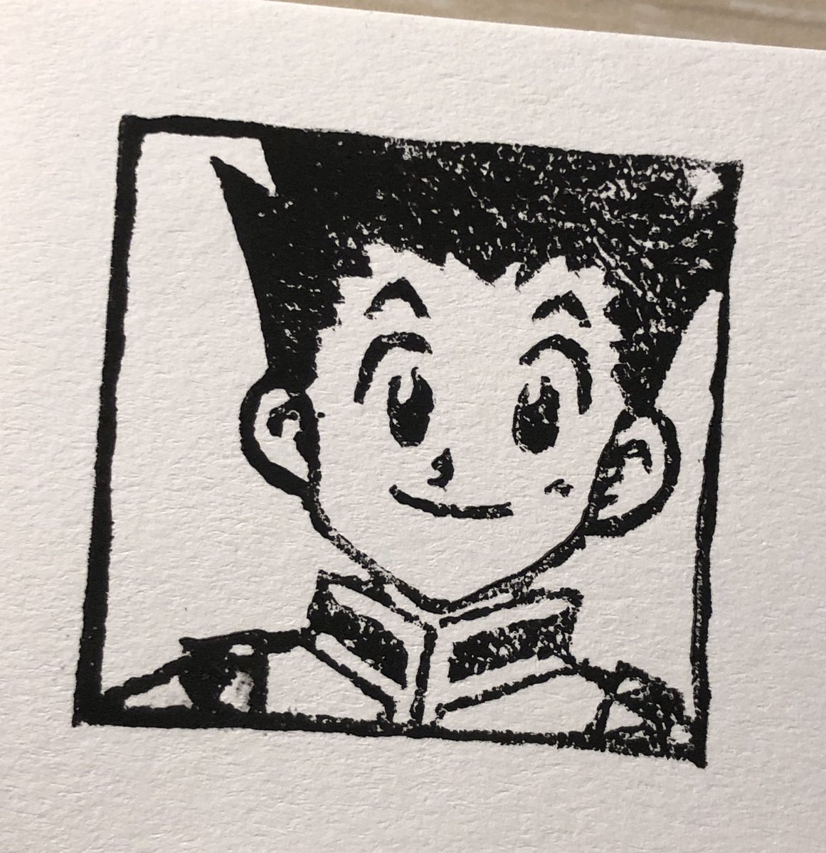 wizard_party's tweet photo. Tested out a new stamp material today. #hunterxhunter #gonlife https://t.co/SOCwfsUTDd