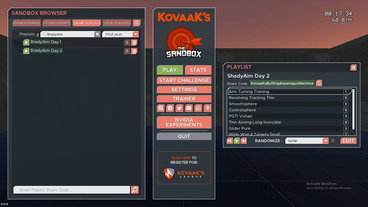 WhosShady's tweet photo. Made a 2 day routine you can look up and find on kovaaks, they are very similar for a reason and I made them with Fortnite specifically in mind. I'll probably make more routines in the future. ex. "Flick routine", "Smoothness routine", "Speed routine"... https://t.co/FErsdOawfp