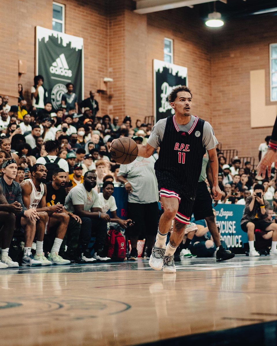 Trae Young, John Collins upset at Drew League HoopsHype