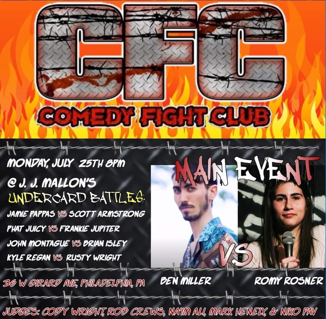 Philly we are back Monday 7/25 with the CFC Champ and the top Philly contender for the CFC Belt!! Don’t miss a MOMENT We got a packed line up for you jawns so don’t fucking miss out!! We only rock it with the best so don’t be the rest Link and addy in bio! See you in the arena