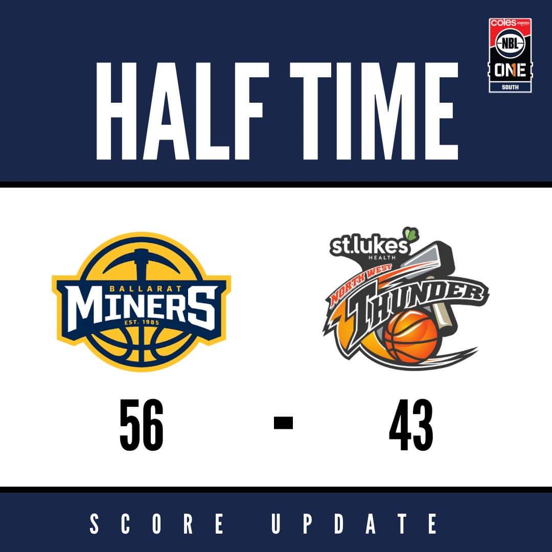 HALF TIME

A slow start has put us on the back foot. 

#thunderup