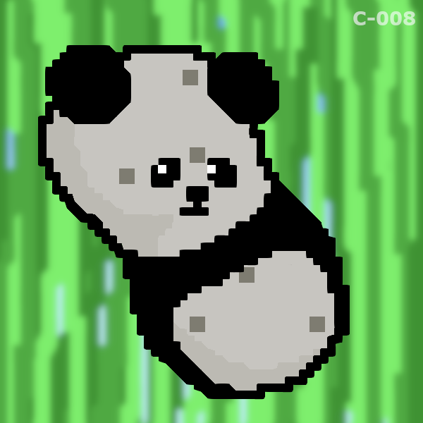 Congrats @PandaMan_NFT you are now the owner of the 8th official custom peanut: the Panda Peanut! #CleanNFT #tezos