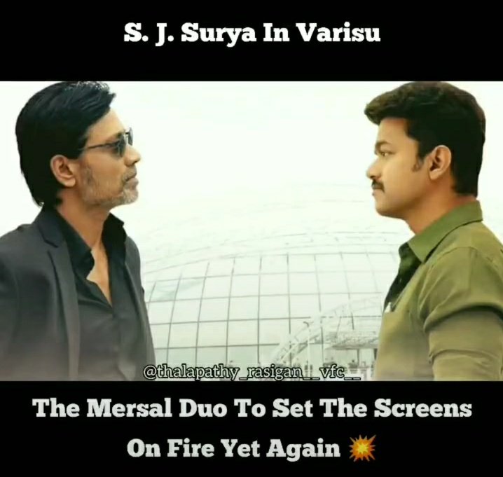 Master_Mahiii's tweet photo. Powerful Duo SJS &amp; Thalapathy 💥
#Beast #Varisu #Thalapathy67 https://t.co/MLXbsAPBFn