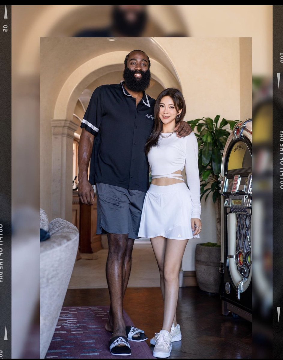 James Harden looking slim slim!